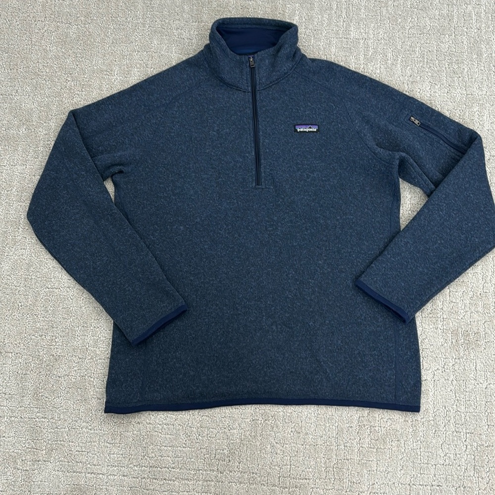 Patagonia Men’s better sweater performance knit quarter 1/4 zip pullover